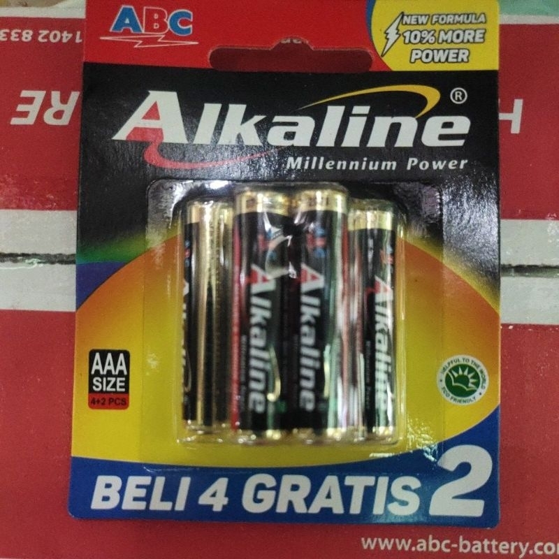 batu batrey alkaline AAA /pack