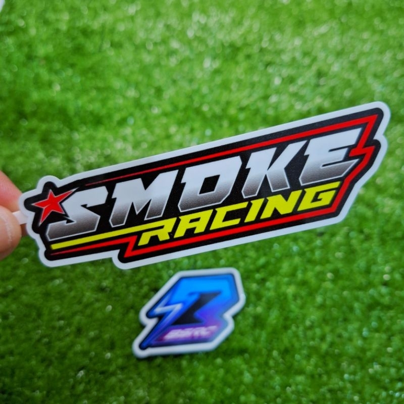 sticker smoke racing