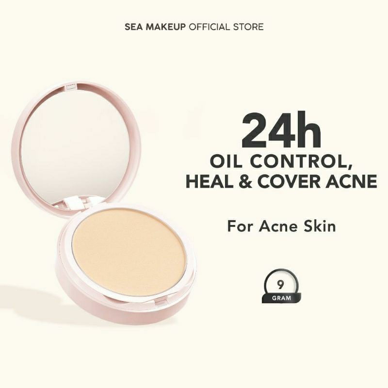 Sea.Makeup Acne Cover & Smooth Two Way Cake