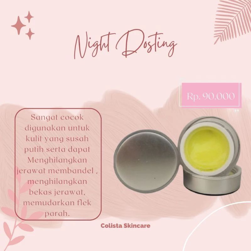 Night Cream Dosting