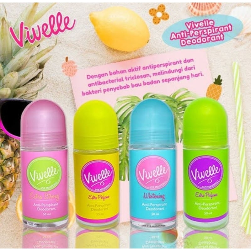 [ 𝐕𝐈𝐕𝐄𝐋𝐋𝐄 - 𝐃𝐄𝐎𝐃𝐎𝐑𝐀𝐍𝐓 ] Deodorant Roll On 50ML