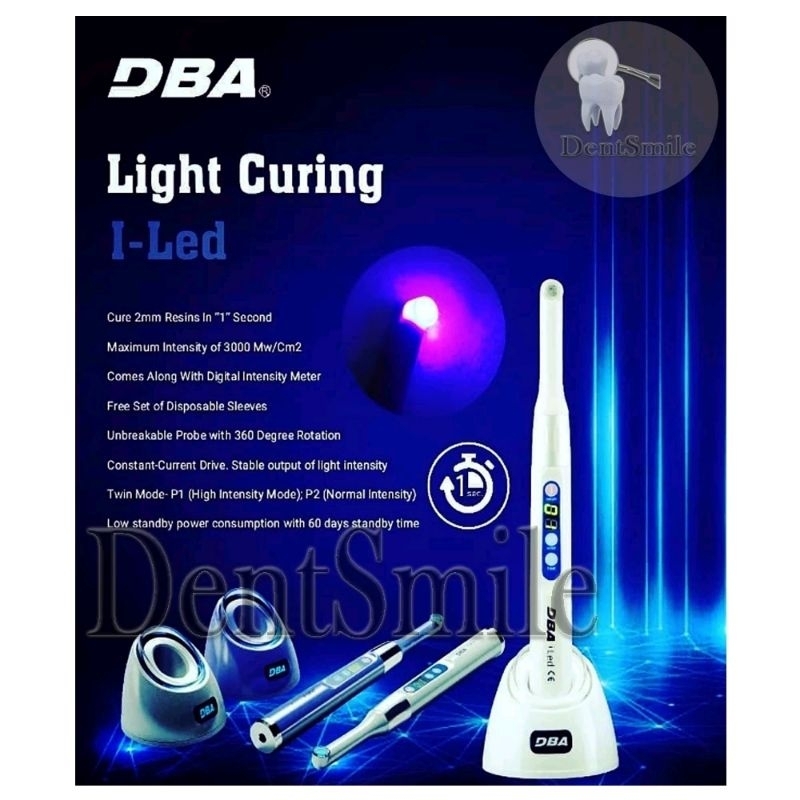 Light cure led DBA woodpecker 1 second