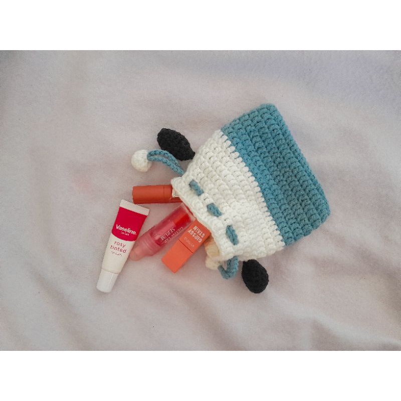 MINI POUCH/DOMPET SERUT RAJUT
