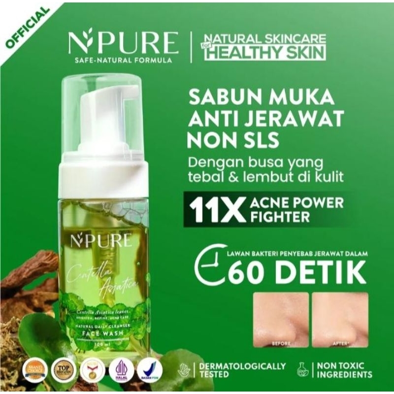 N'PURE FACE WASH/FACE TONER