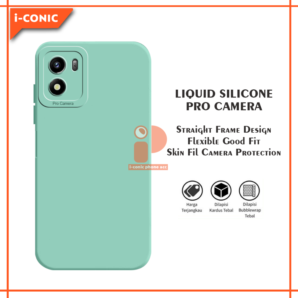 Case Vivo Y01 Casing Softcase Liquid Silicone Pro Camera Protection
