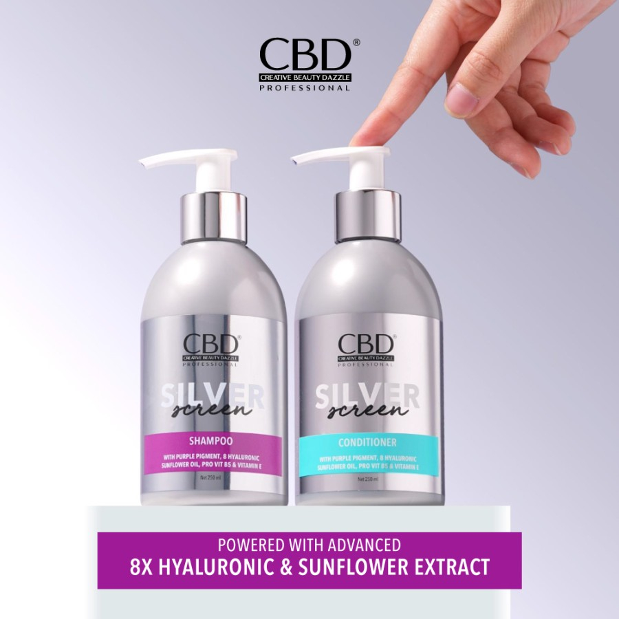 CBD Silver Screen Shampoo | Conditioner  250 ml