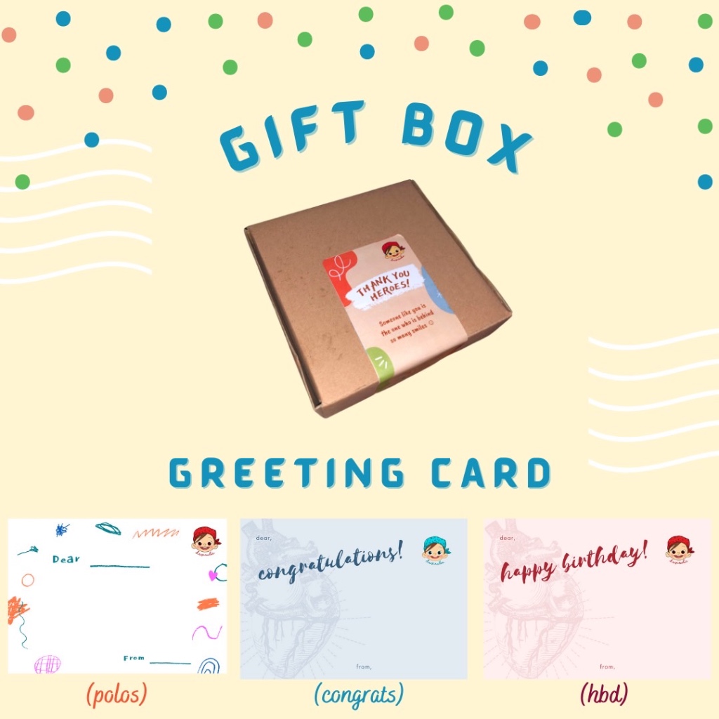 Additional Gift Box + Kartu Ucapan + Bubble Wrap