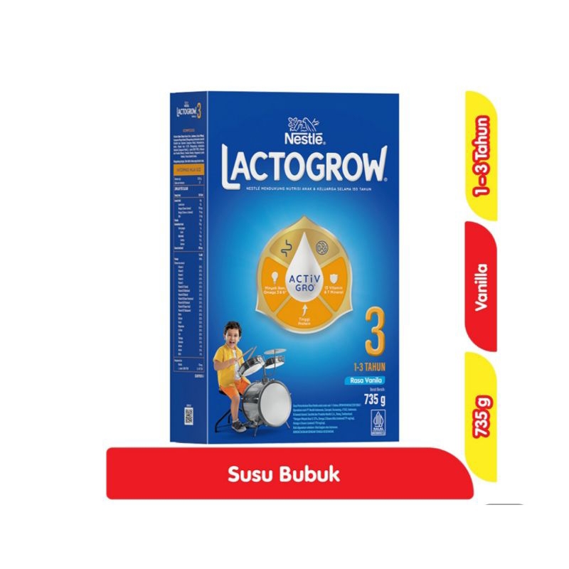 Lactogrow 3 Vanila box 735 g