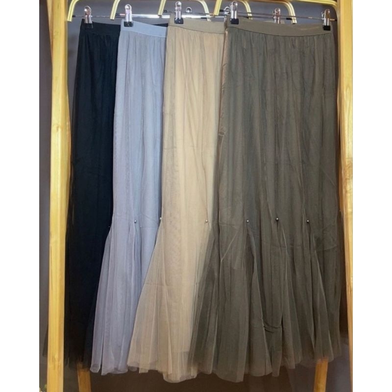 Split Tulle Skirt