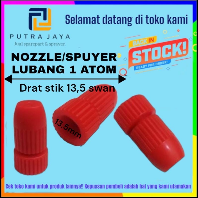 NOZZLE LUBANG 1 ATOM