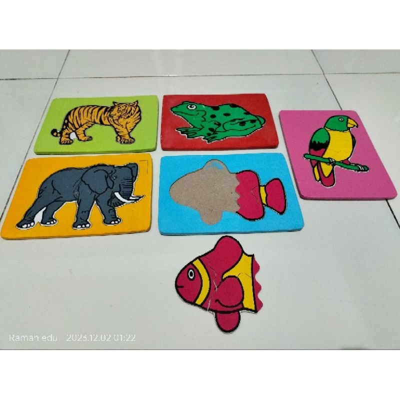 PUZZLE HEWAN ISI 5/PACK