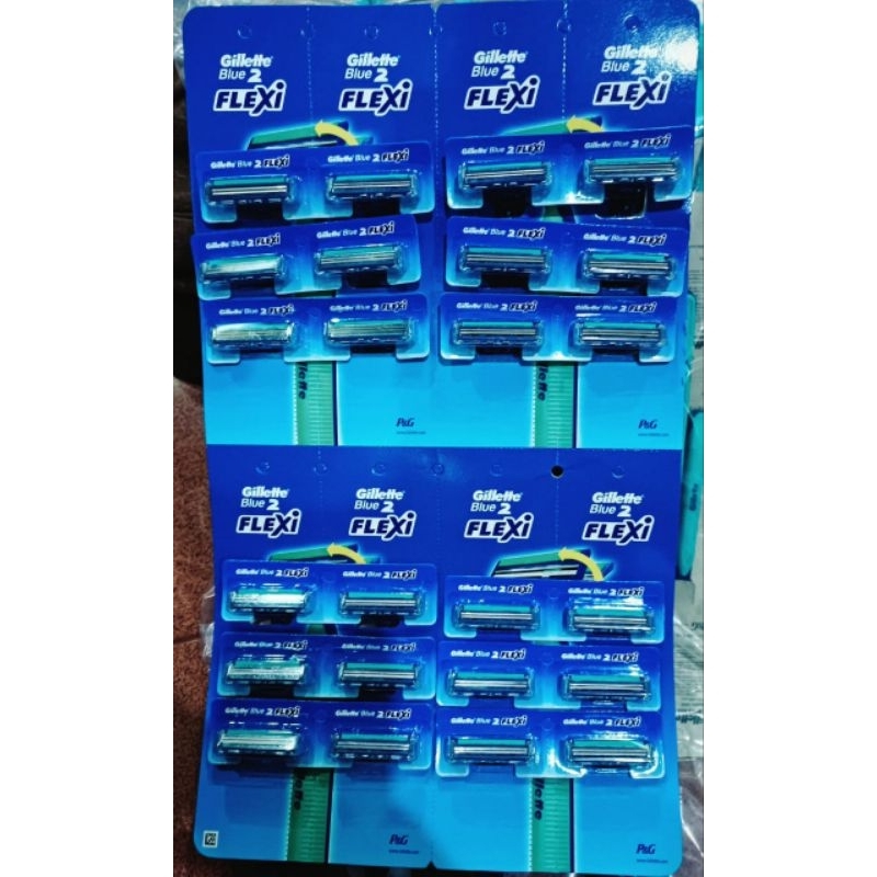 cukur flexi,garuk blue flexi mata 2