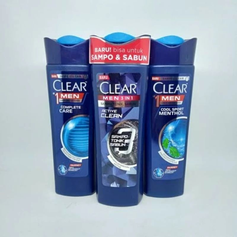 Termurah!!Clear Men Shampo 160ml Random