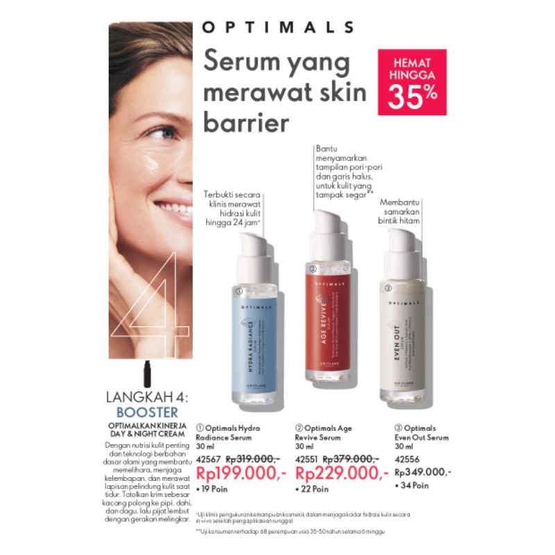 Optimals Even Out/Hydra/Age Revive Serum
