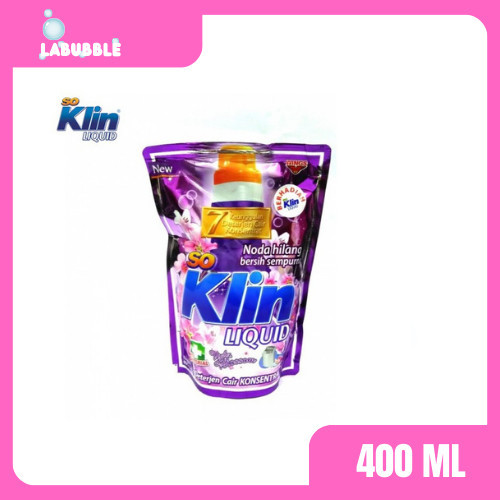 Soklin Deterjen Cair Violet Pouch 400 ml