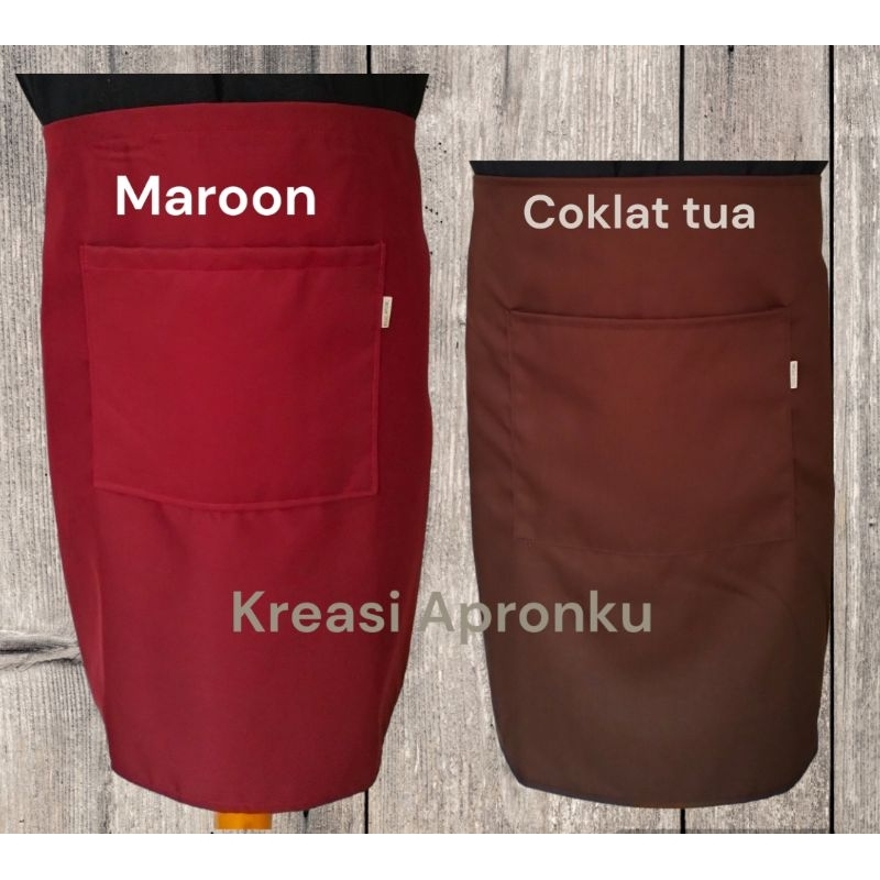 Apron Setengah Badan/ Apron Waiters /Half Apron