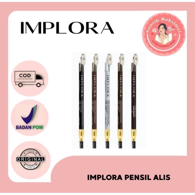 IMPLORA Pensil Alis / Implora Eyebrow Original BPOM