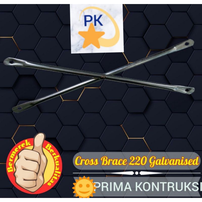 cross brace galvanis 190cm