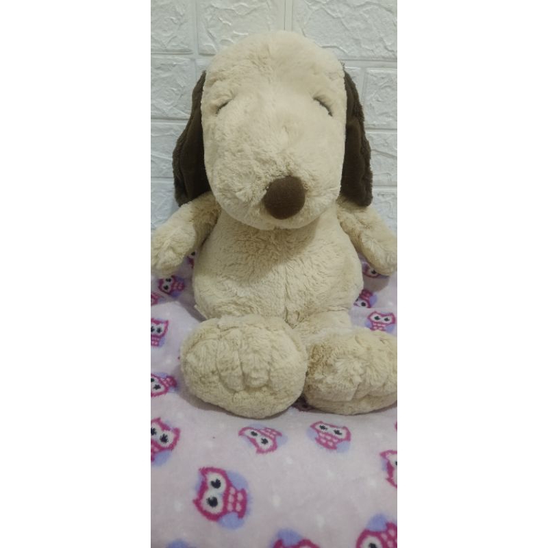 Boneka Snoopy Brown Ori