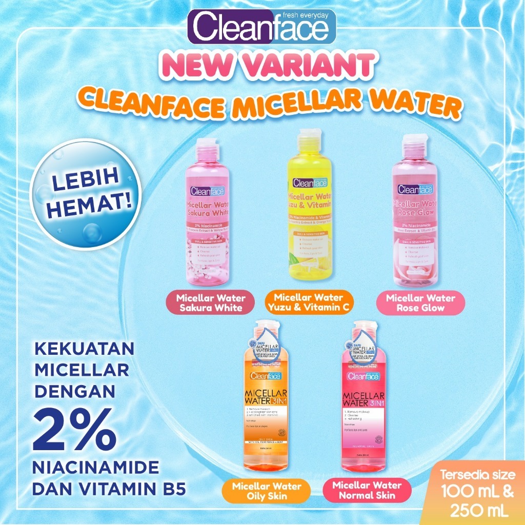 CLEANFACE Micellar Water Series