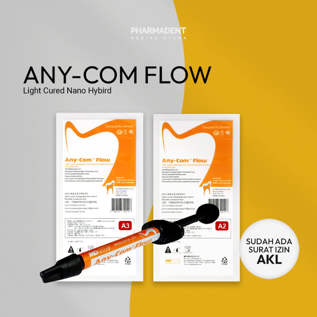 Composite Anycom Any-com Flow Light Cured