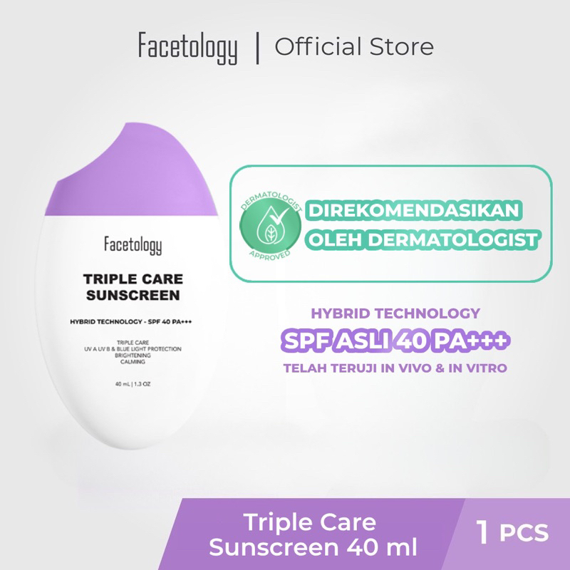 Facetology Triple Care Sunscreen