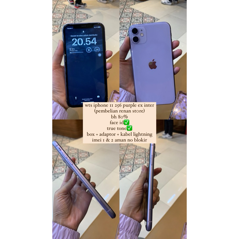 jual IPHONE 11 256gb