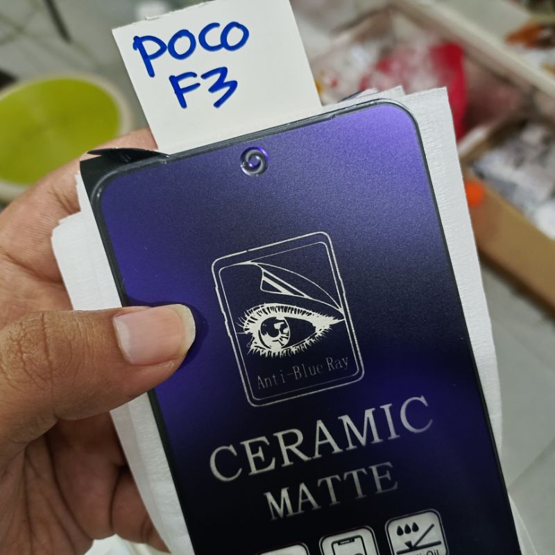 Tempered Ceramic Blueligth Poco F3
