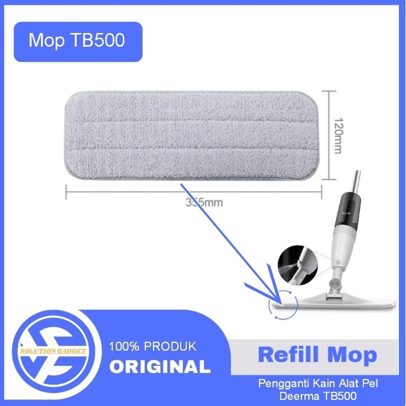 Deerma Refill Microfiber Replacement - Kain Pel Refill Tb-500