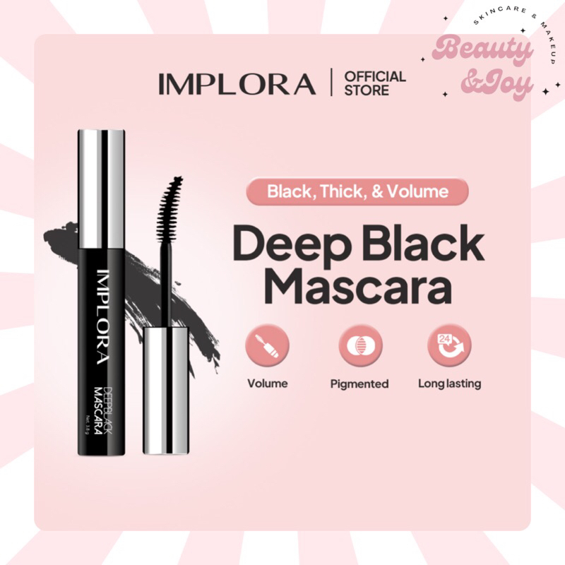 Implora deep black mascara