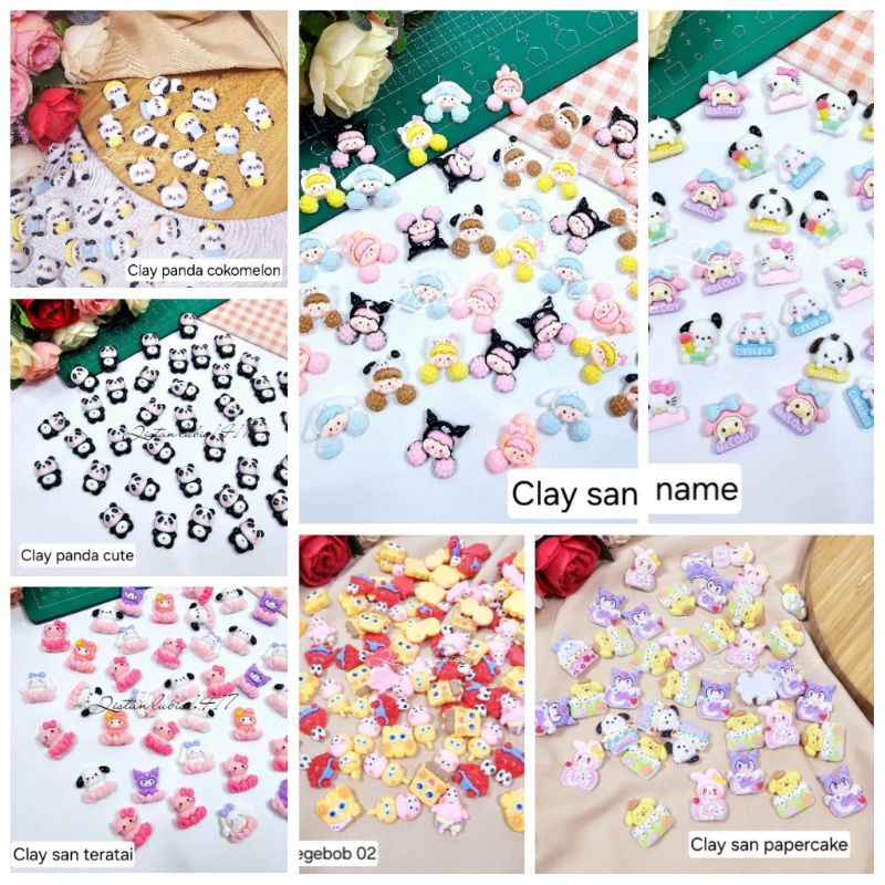 Macam grosir clay 25pcs