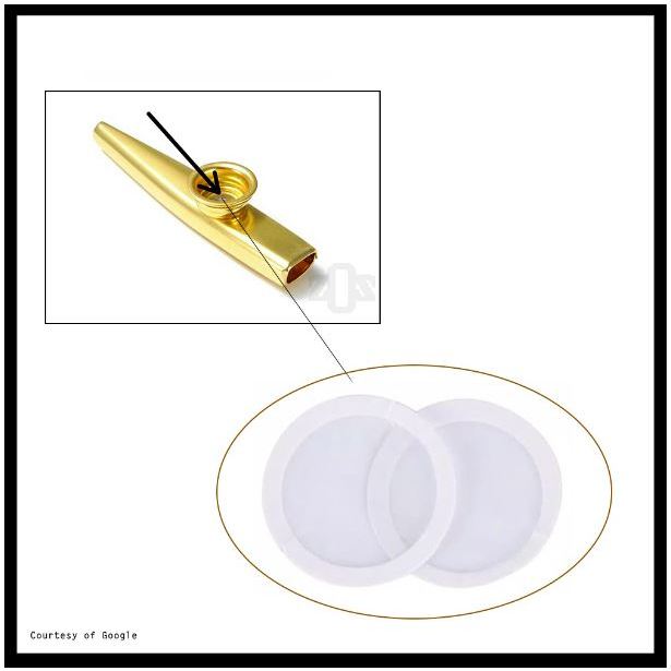 Diaphragm Kazoo Flute Std 2pcs