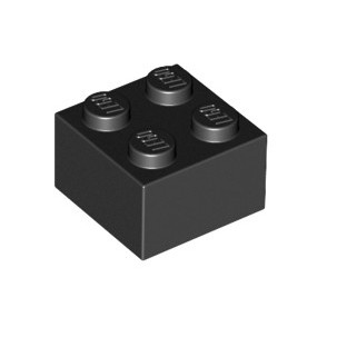 Lego Black Part 3003 Brick 2 x 2