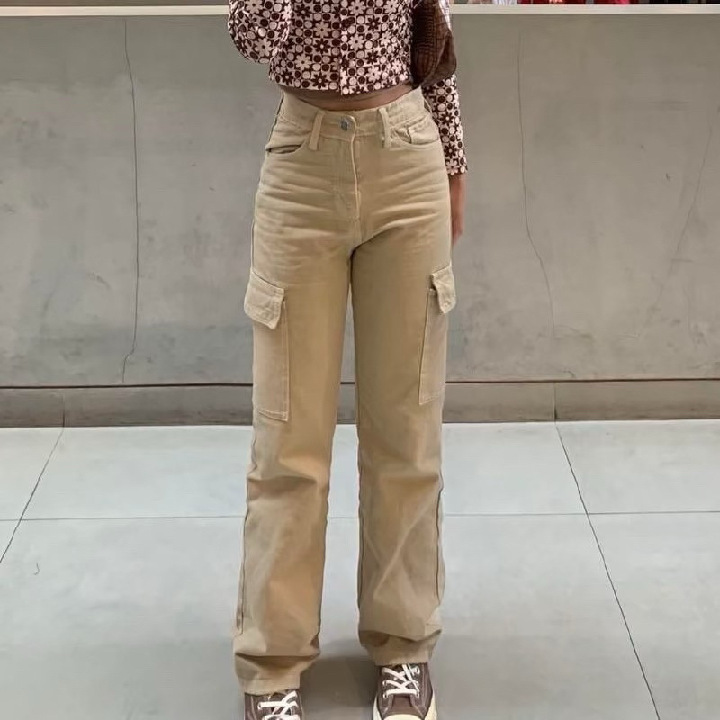 Celana Cargo Khaki
