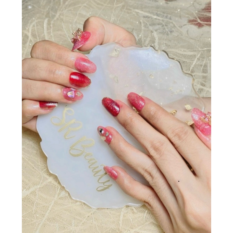 Press on nail handmade
