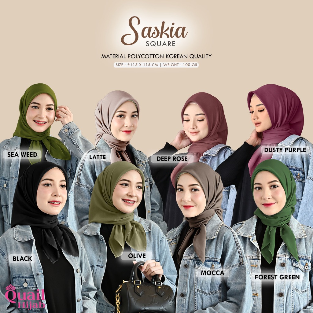 Saskia Square Ori Quail