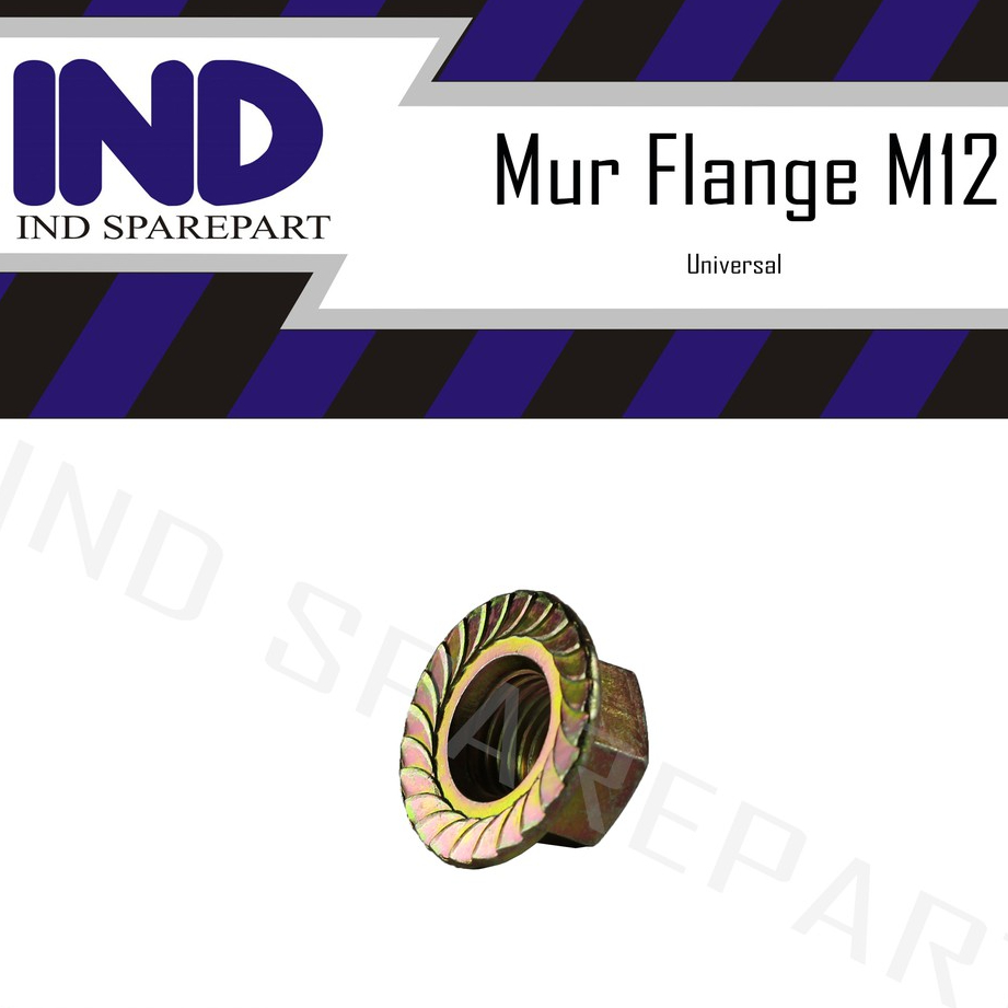 Mur Flange M12/Mur 12 Kuning