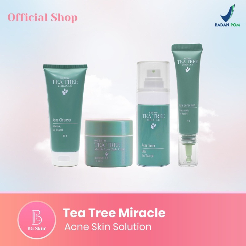 BG SKIN Paket Tea Tree Miracle