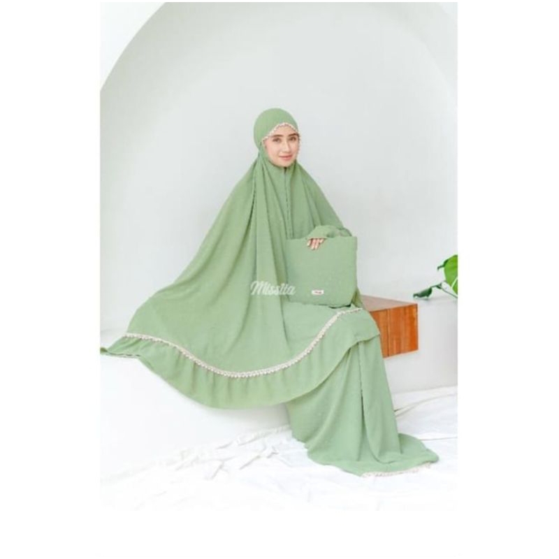 Mukenah Crinkle Rimpel