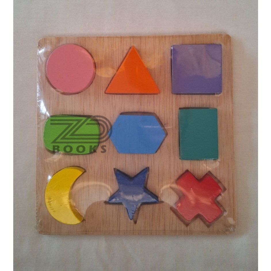 Mainan Edukasi Puzzle 9 Bentuk