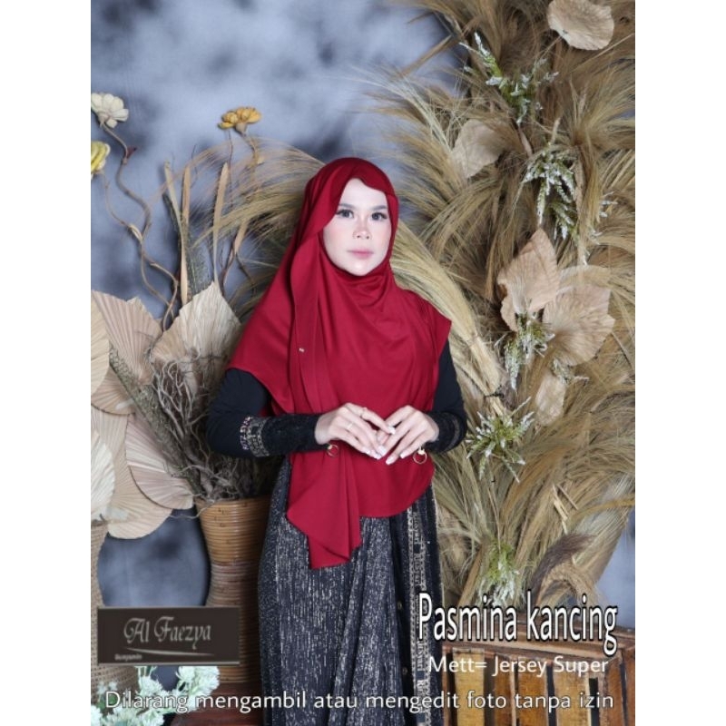 pashmina inner kancing mleyot