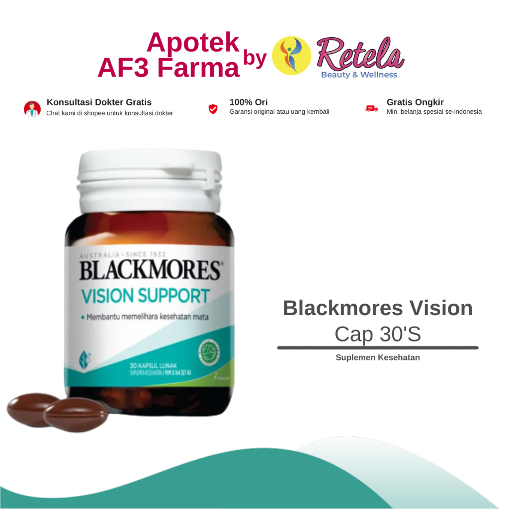 Blackmores Vision Support 30 Kapsul