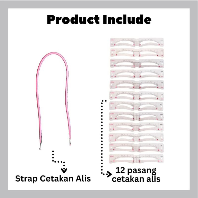Cetakan Alis Tali Original