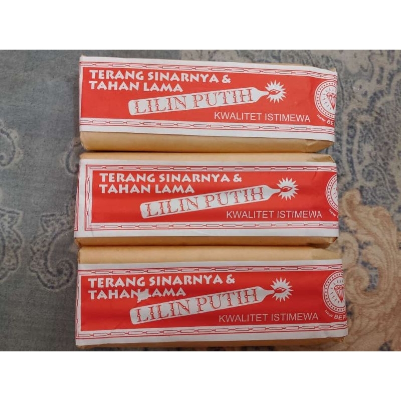 Lilin Putih Cap Berlian