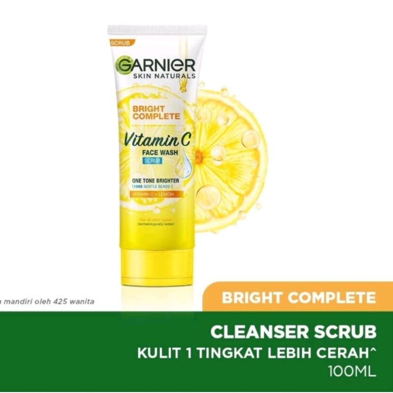 GARNIER CLEANSER SCRUB VITAMIN C | 100ML