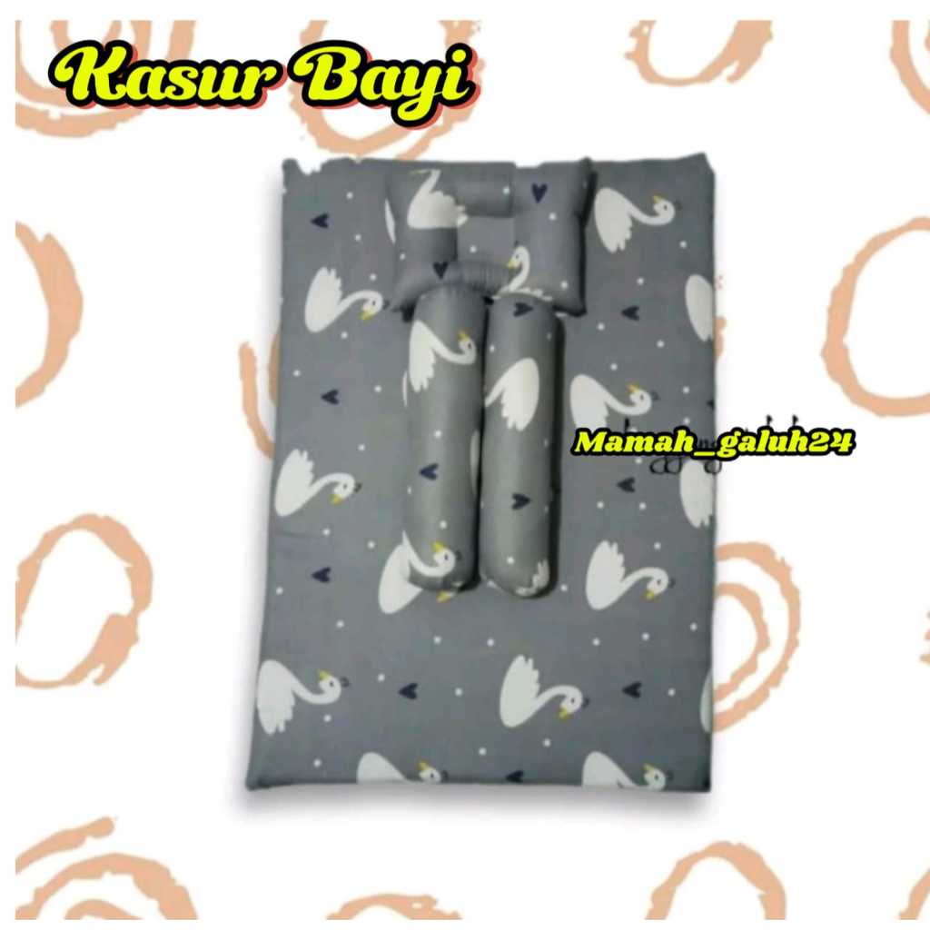 New Normal Kasur Bayi Lipat Set Bantal Guling Premium