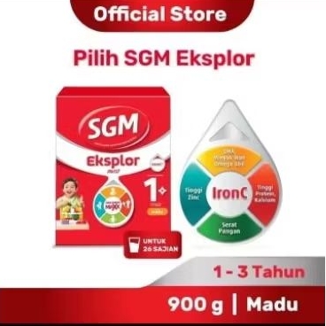 SGM explor 1 plus Madu 900 gr