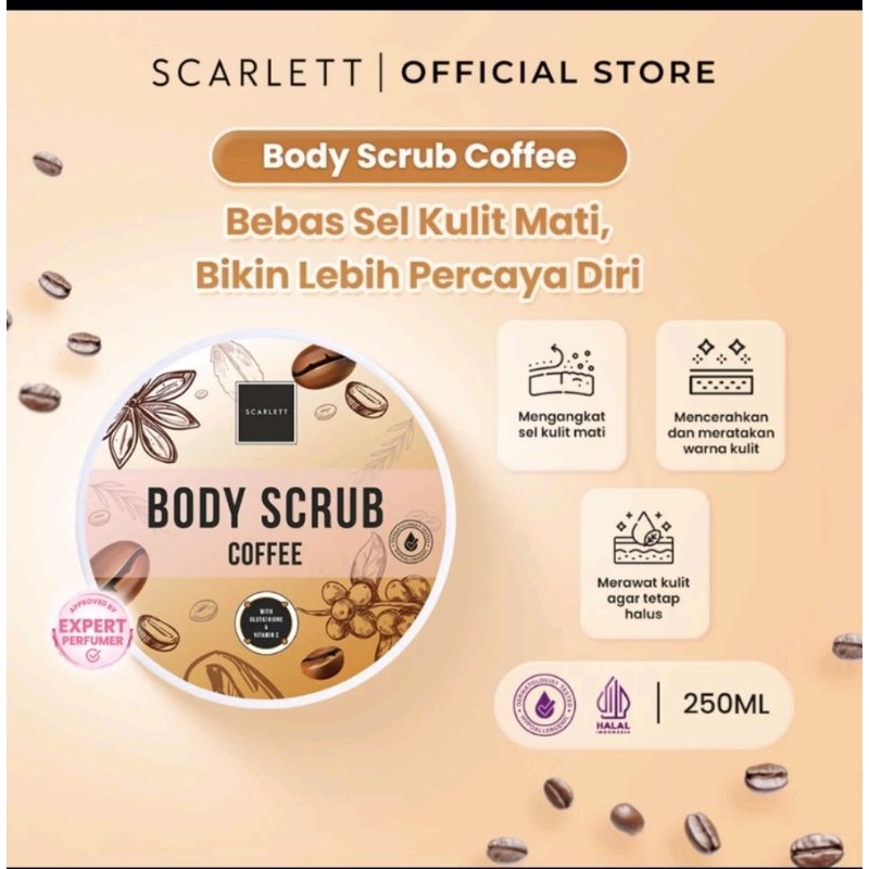 SCARLETT BODY SCRUB COFFEE 250ML