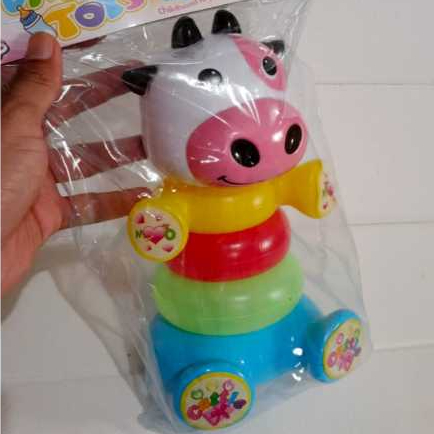 Ring Donat Sapi Nyala Lampu + Suara