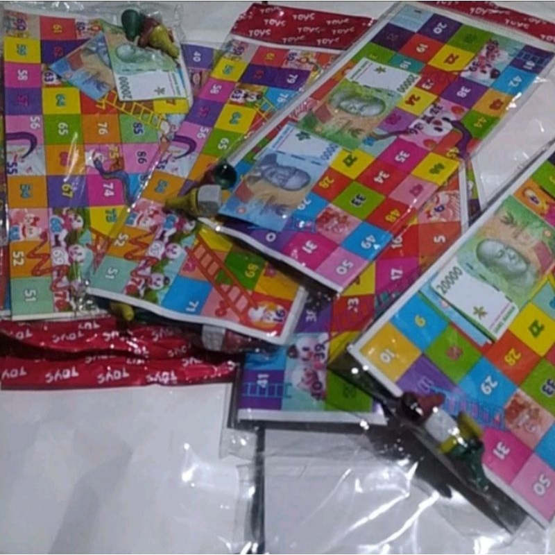 Mainan Ular Tangga Mini 10 pcs